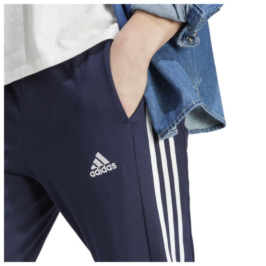 Adidas Ανδρικό παντελόνι φόρμας Essentials Single Jersey Tapered Open Hem 3-Stripes Pants Adidas Ανδρικό παντελόνι φόρμας Essentials Single Jersey Tapered Open Hem 3-Stripes Pants